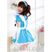 Lolita cute maid blue & white dress