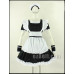 Lolita cute maid black & white dress