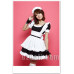 Lolita cute maid black & white dress