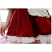Lolita Cute Maid Red & White Dress
