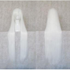 Straight Long Wig 100cm White