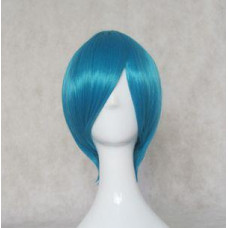 Cosplay Wig - Long Fringe Short Wig - Blue