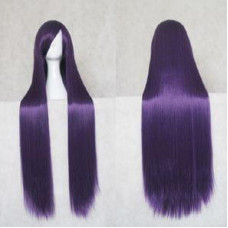 Straight Long Wig 100CM Dark Purple