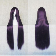 Straight Long Wig 100CM Purple Black