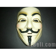 V for Vendetta Cosplay Mask Yellow
