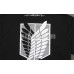 New! Attack on Titan SNK Short Sleeves Black/White/Green Hoodie Jacket