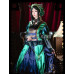 New! Black Butler Kuroshitsuji Sieglinde Sullivan Green Witch Lolita Dress Cosplay Costume