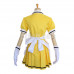 New! Anime Blend S Hoshikawa Mafuyu Yellow Maid Outfit Dress Cosplay Costume