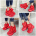 New! Anime Cells At Work Leukocyte Hataraku Saibou Erythrocyte Red Blood Cell Cosplay Shoes