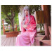 New! Anime Eromanga Sensei Izumi Sagiri Pink Flowery Japenese Kimono Yukata Cosplay Costume