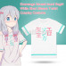 New! Anime Eromanga Sensei Izumi Sagiri White Short Sleeve T-shirt Cosplay Costume