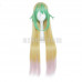 New! Anime Fate/Apocrypha Archer of Red Atalanta Long Green Blonde Cosplay Wig