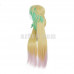 New! Anime Fate/Apocrypha Archer of Red Atalanta Long Green Blonde Cosplay Wig