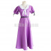 New! Anime Gakkou Gurashi! School-Live! Sakura Megumi Purple Dress Cosplay Costume 