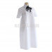 New! Anime Gangsta Nina White Long Dress Cosplay Costume