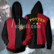 New! Harry Potter Gryffindor Quidditch Casual Cosplay Hoodie Jacket