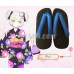 New! Japanese Yukata Kimono Clog Sandals Cosplay Shoes