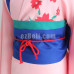 New! Gintama Silver Soul Shimura Tae Pink Kimono Cosplay Costume