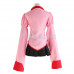 New! Anime Owarimonogatari Ougi Oshino Cosplay Costume Pink School Uniform 