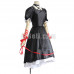 New! Anime Rewrite Harvest festa! Kagari Black Lolita Dress Cosplay Costumes