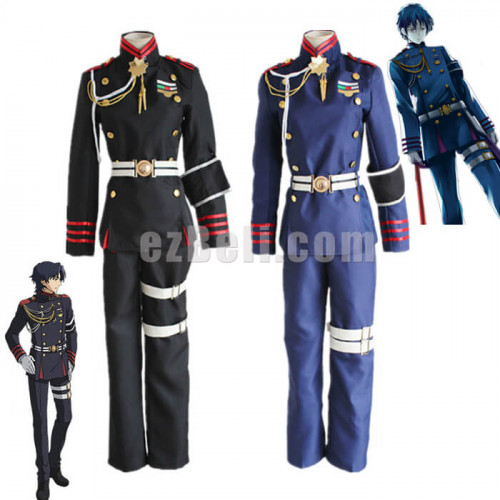 Seraph of the End Guren Ichinose Military Uniform Cosplay Costume Coat  Cloak Cape, Anime Cosplay Costume – FM-Anime Cosplay Shop