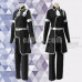 New! Anime SAO Sword Art Online Alicization Kirigaya Kazuto Black Uniform Cosplay Costumes