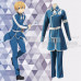 New! Anime SAO Sword Art Online Alicization Eugeo Blue Uniform Cosplay Costumes