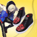 New! Anime Yuri!!! on Ice Yuri Plisetsky Cosplay Red Leopard Print Casual Shoes 