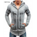 New! Fashion Casual Assassins Creed Style Zippers Up Hoodie Sweatshirts