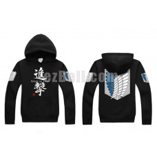 Attack On Titan 進撃の巨人 Shingeki No Kyojin Black Gold Survey Legion Hoodie Jacket - attack on titan black and gold hoodie roblox