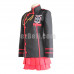 New! D.Gray-man Lenalee Lee Cosplay Costumes Red Black Women Uniform Cosplay Costume 