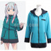 New! Eromanga Sensei Izumi Sagiri Blue Coat Jacket Hoodie Anime Cosplay Costume