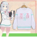 New! Anime Eromanga Sensei Izumi Sagiri White Long Sleeve T-shirt Sweatshirt