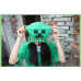 New! Game Minecraft Creeper Casual Cosplay Short Sleeves Hoodie Sweatshirt Jacket