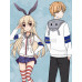 New! Kantai Collection Shimakaze Hoppou Seiki Sweatshirts Rabbit Hoodie Jacket