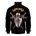 New! Adult Medieval Templar Knight Crusader Cross Medieval Sweatshirt Baseball Jacket 