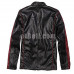 New! Game Mass Effect N7 Captain Shepard PU Leather Biker Jacket Coat Cosplay Costume