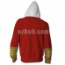 New! Movie Shazam Billy Batson Costume Zipper Hip Hop Casual Hoodie Jacket