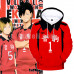 New! Haikyū!! Haikyuu Nekoma High Tetsuro Kuroo Volleyball Hooded Sweatshirt Pullover Hoodie