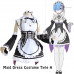 New! Re: Life In A Different World From Zero- Rem Ram Cosplay Maid Costume
