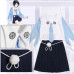 New! Anime Official Original Touken Ranbu Online Games Wild Dance of Swords JK School Uniform Sailor Suits Tops Skirt Outfits