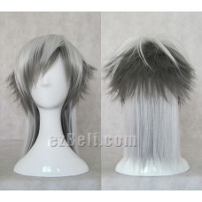 Gray mix white Cosplay Wig 